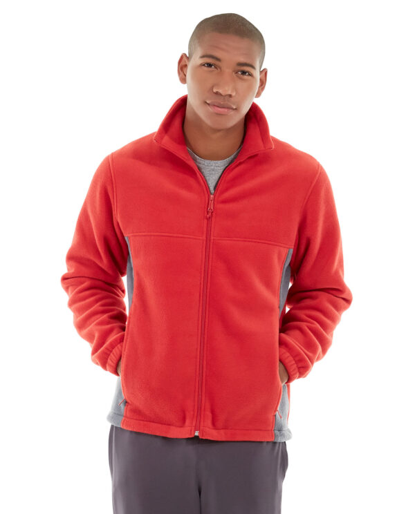 mj07-red_main.jpg Orion Two-Tone Fitted Jacket